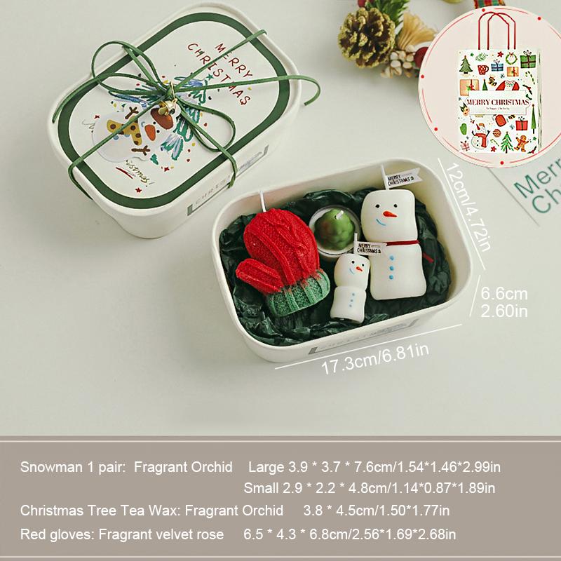 

1 набор Атмосфера Уют Ручная работа Долговечная свеча Достойный подарка подарок Праздничный Рождественский Ароматный набор Удобный для путешествий 17.3x12x6.6см C