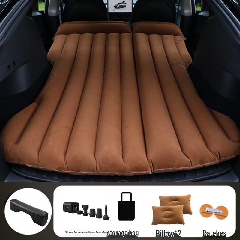Tesla Model Y/3 Rear Seat Inflatable Mattress - Foldable Car Sleeping Pad