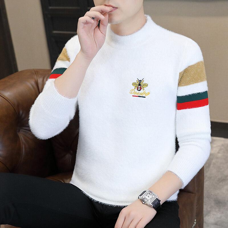 Heißer Verkauf, beliebt, neuer lässiger Rundhals-Pullover für Herbst und Winter, gestrickter Unterteil-Pullover, übergroßer, lockerer Pullover.