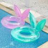 Xiaolu Thickened Glitter Rabbit Ear Inflatable Swim Ring For Children Pvc Underarm Ring Suitable For Swimming And Water Sports