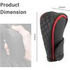 Leather Gear Shift Cover Diamond Embroidery Design,Durable Shift Knob Cover for Shift Lever Protection,Universal Car Gear Shift Cover Car Decorative