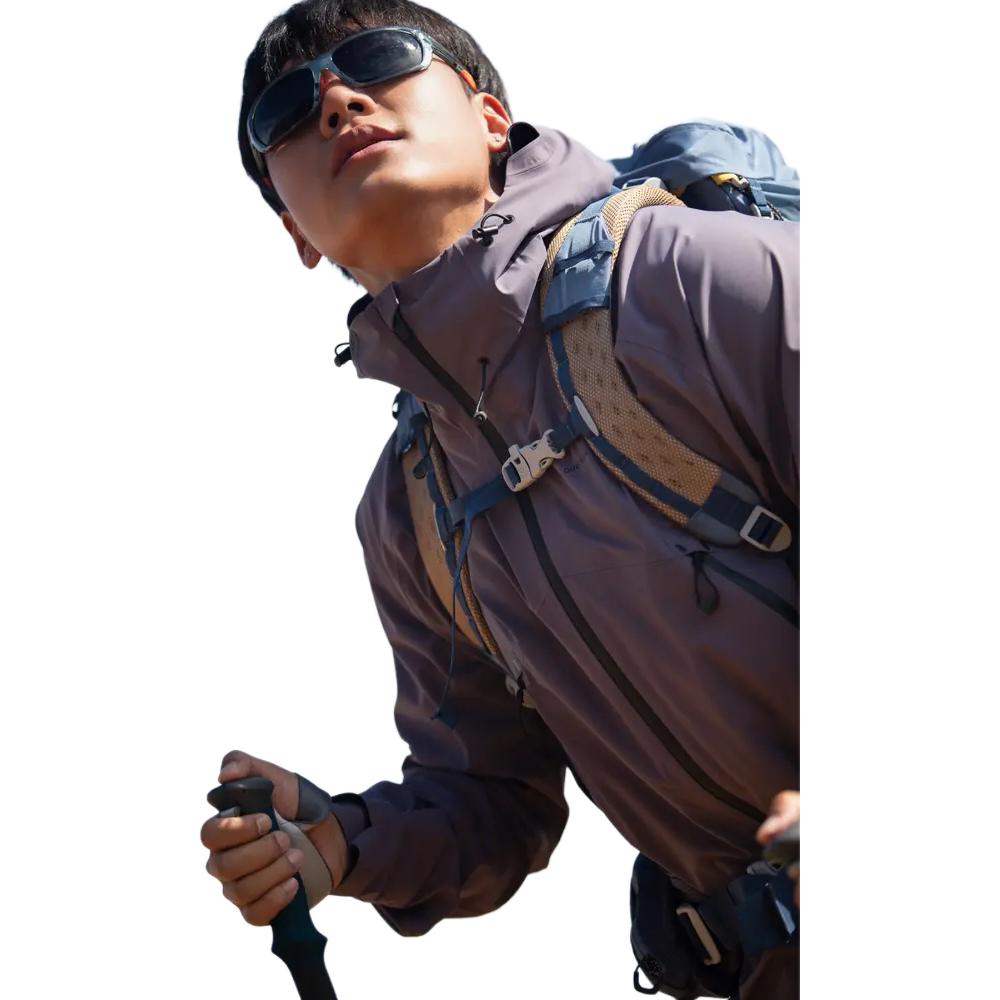 DECATHLON MH500 Fashion Casual Waterproof Windproof Breathable Jacket Men's Purple