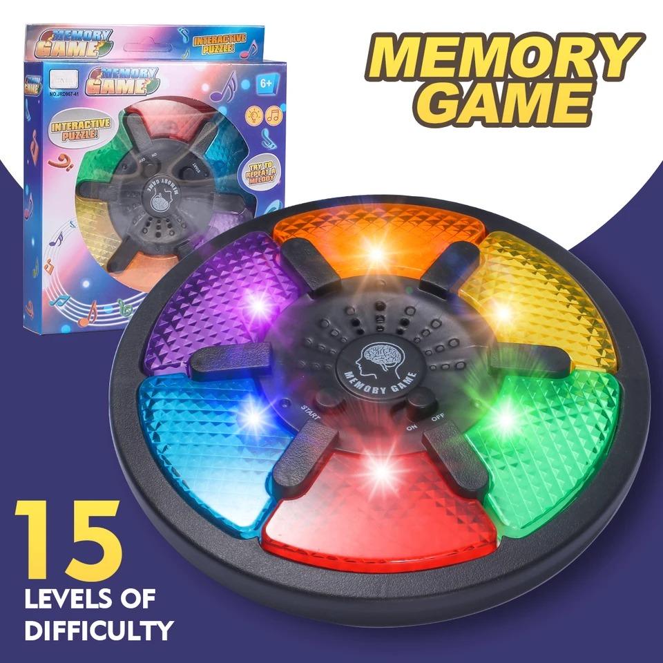 Handheld Electronic Memory Game Strategy Games Machine with Light Sound Puzzle Interactive Toy for Memory Training for Parties