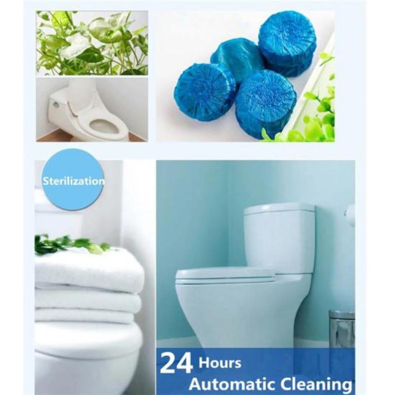 1/5/10/20PCS Desinfetante Automático Tanque Vaso Sanitário Removedor de Manchas Azul Detergente Limpador Doméstico