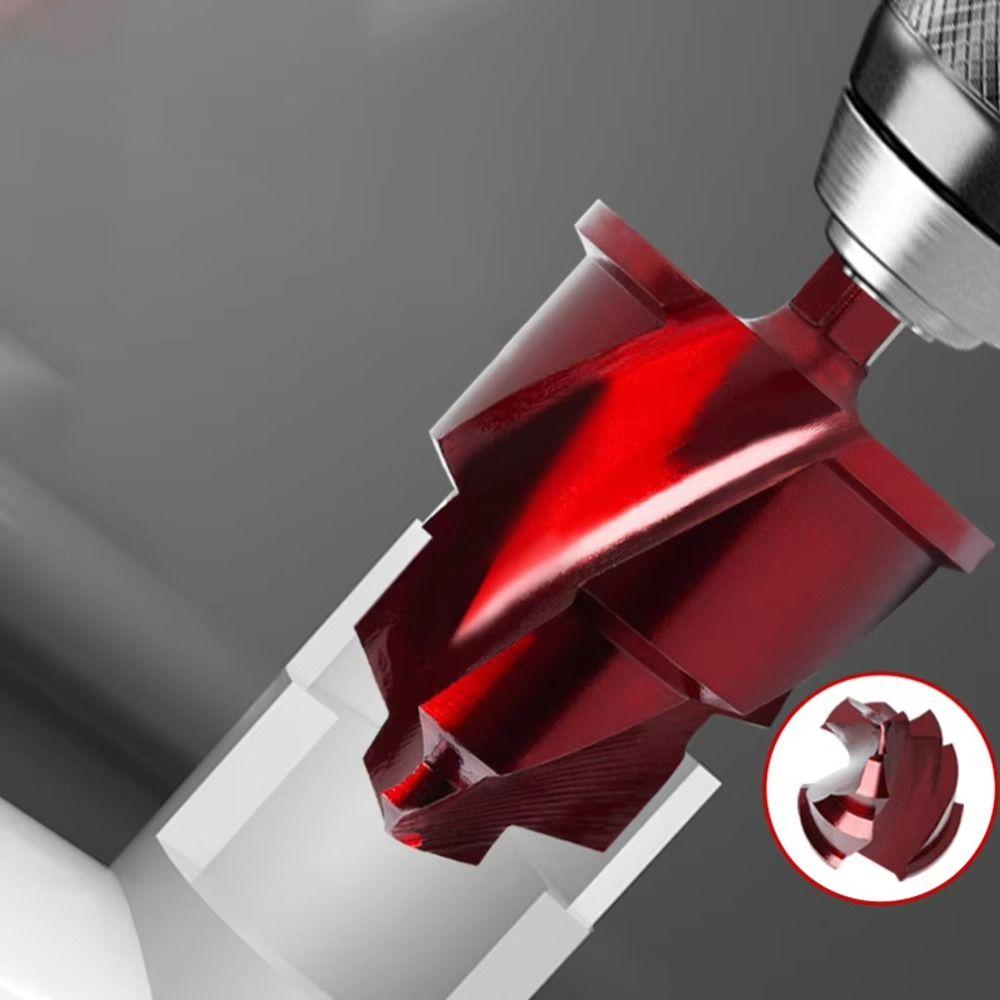 Spiral Groove Lifting Stepped Drill Bit PPR Water Pipe Expansion Drill Bit  Punch