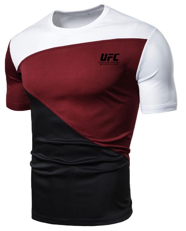 

Men s Patchwork UFC Collage Short Sleeve T-shirt - 2026 Trendy Summer Fashion S
