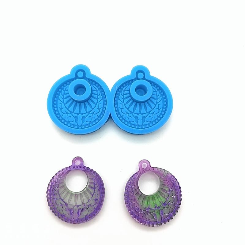 7Pieces Earring Resin Molds Silicone Earring Molds for Jewelry Making Silicone Molds for Resin DIY Fashion Earring