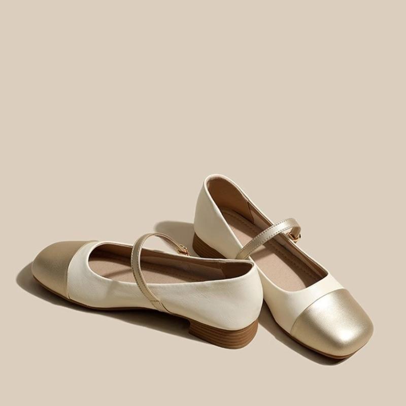 Fashion 2025 Autumn New Mary Jane Shoes Low Heel Women Pumps Shoes Ladies Office Dress Square Toe Walking Shoes Zapatillas Mujer