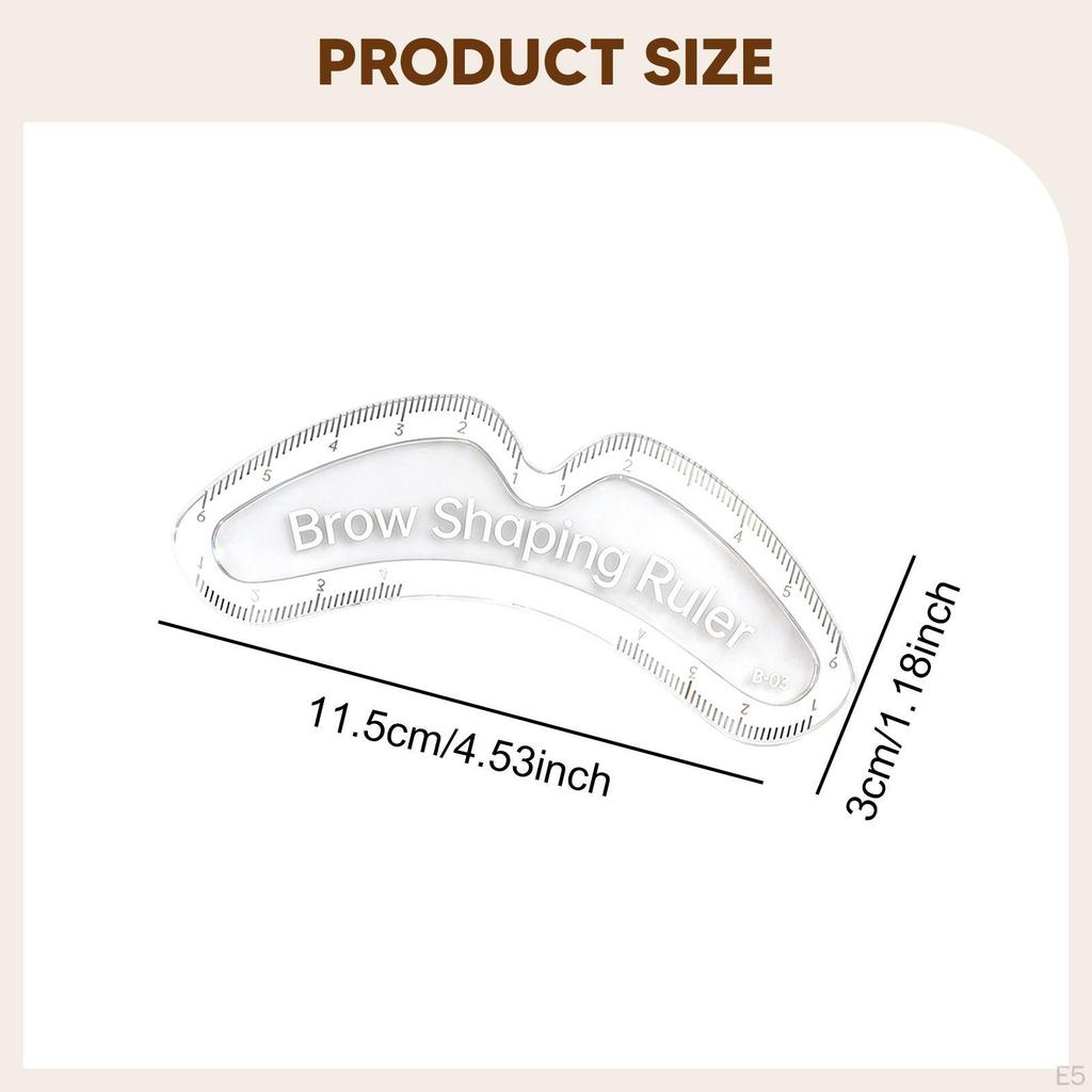 Eyebrow Shaping Ruler Arch Brow Mapping Fast Drawing Positioning Tool Template