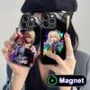 HSR Serval Glass MagSafe Mobile Phone Case for iPhone 17 16 15 14 13 12 11 Air Pro Max Plus Mini Colorful Cover