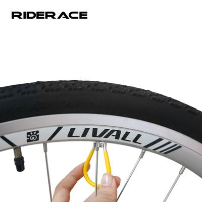 Fahrrad-Speichennippelschlüssel, Speichenrad-Felgeneinsteller, langlebig, tragbar, Mini-MTB-Rennrad-Speichenschlüssel, Fahrrad-Reparatur-Werkzeug