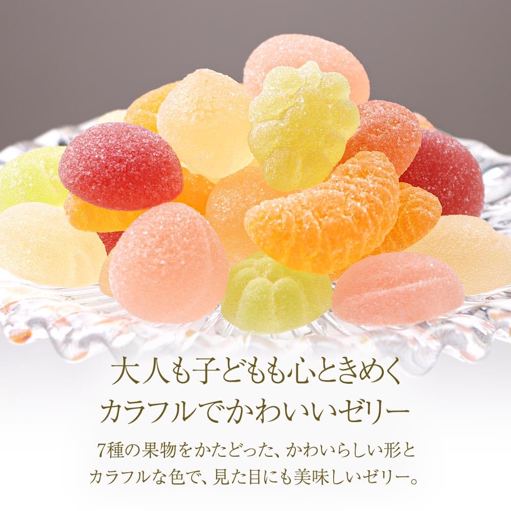Kinds of Domestic Fruit Ogaland Fruit Juice Jelly 500g Fruit Jelly Assortment Fruit Pectin [7 Juice] Bite-sized