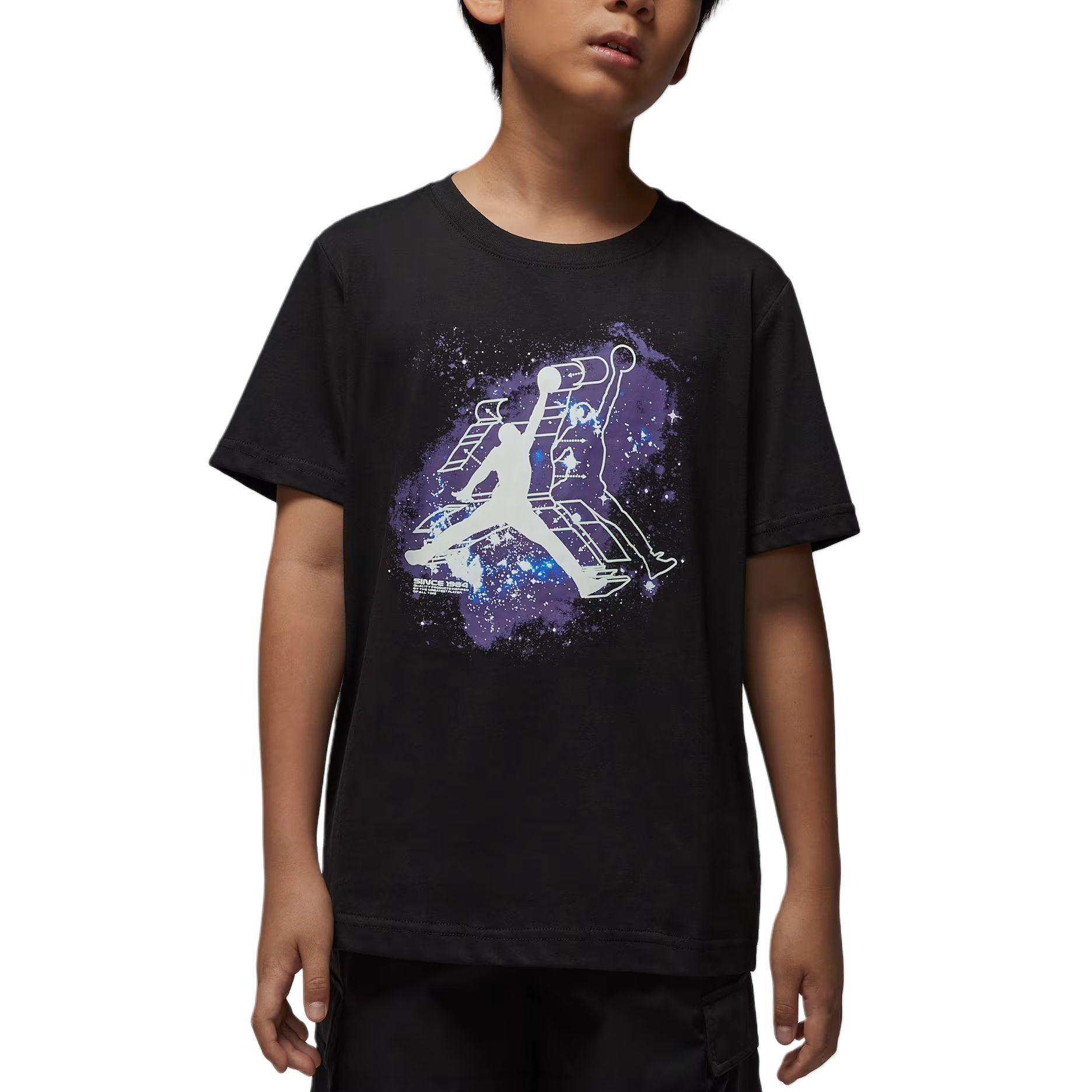 Jordan Jumpman T Shirt SS25 Black Teenagers II3174-010 M