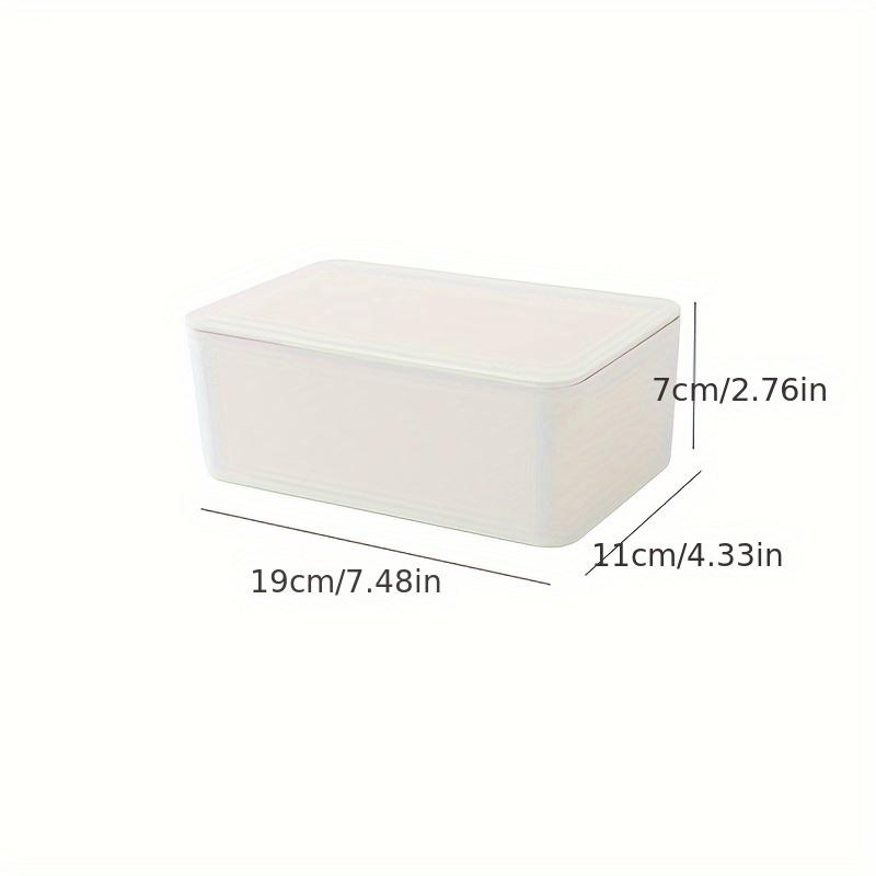 1pc Wet Wipes Storage Box Sealed Wet Tissue Box with Lid Living Room Desktop Wet Wipes Container Plastic Sealed Tissue Box