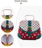 Christmas Decoration 2025 Metal Box Handbag Shape Tin Jar Jewelry Storage Case Kids Gift Can Storage Boxes 2026 Xms Party Decors