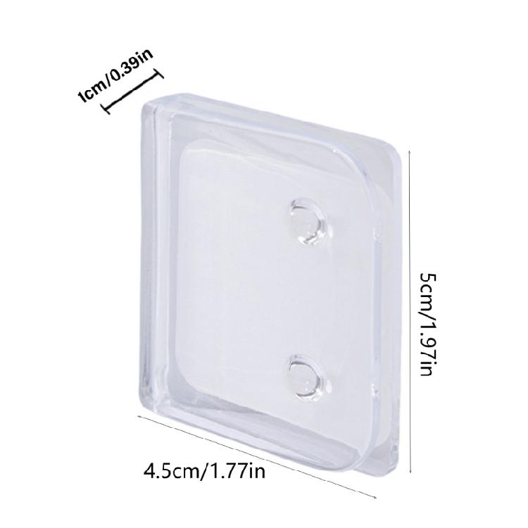 2/4/8 Piezas Clips Multiusos para Cortina de Ducha Montaje Sin Herramientas Baño A Prueba de Viento Autoadhesivos Soportes para Protector de Salpicaduras de Ducha