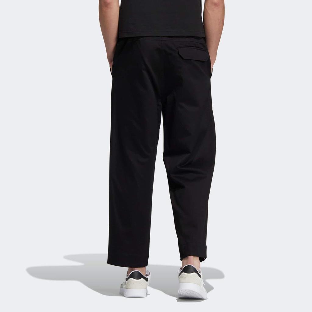 Adidas Neo Logo Print Back Pocket Detail Straight Leg Joggers Men Bottoms Black HU0220