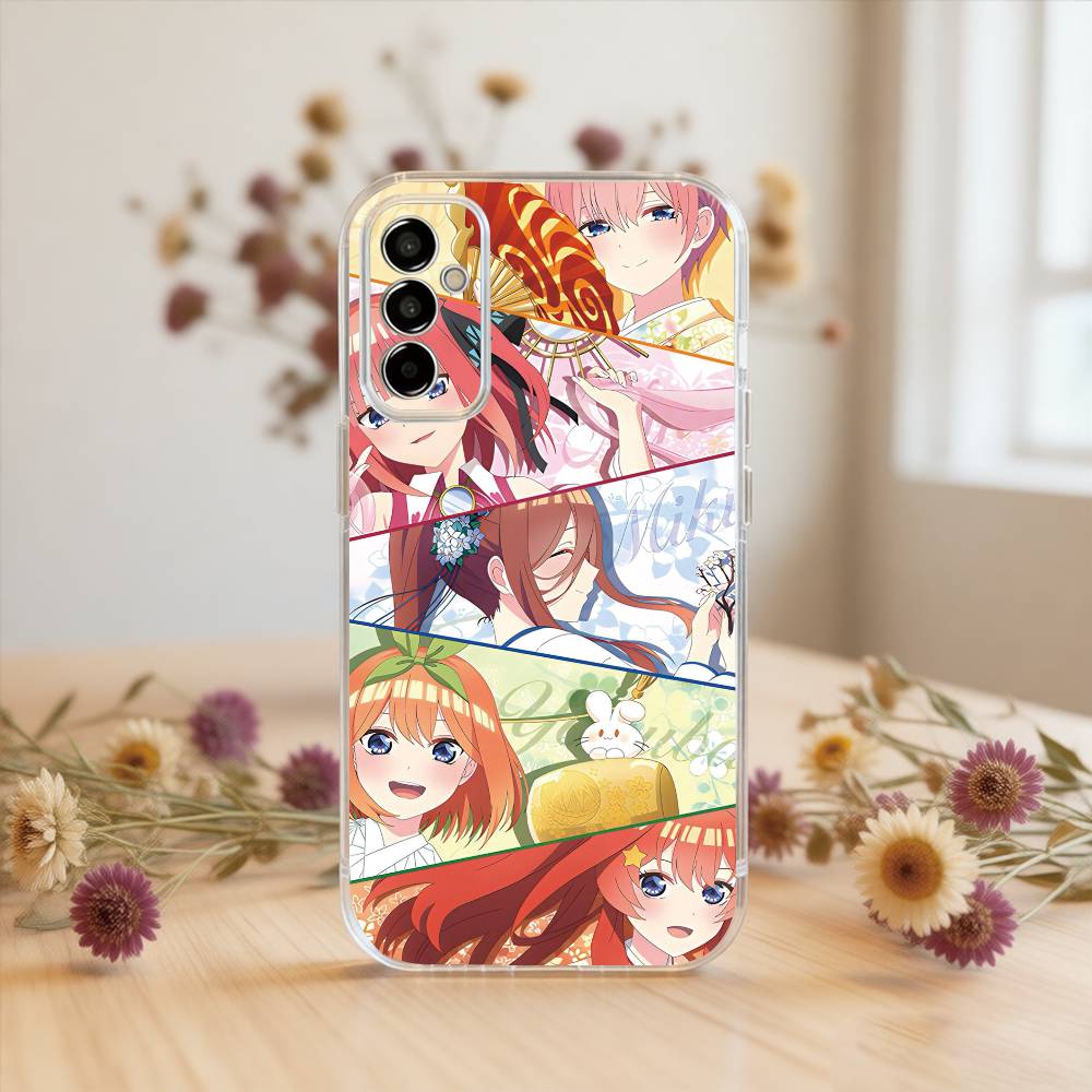 

The Quintessential Quintuplets Phone Case For SamsungA10,12,20,21S,30,31,40,50,51,52,70,71 Transparent Cover Samsung a40