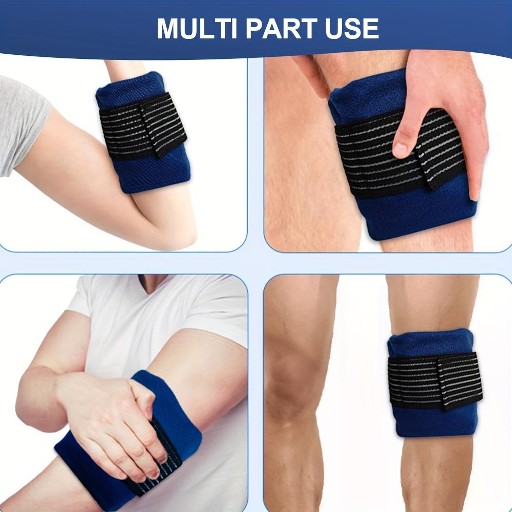 2pcs Nylon Ice Packs with Adjustable Straps Reusable Hot And Cold Relax Gel Ice Packs for Body Dual Temperature Gel Cold Compress Series