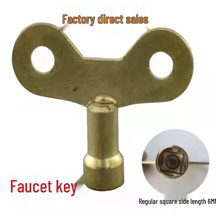 Lockable Anti-theft Outdoor Faucet Handle 4-point Square Valve 1 pack 4-point outdoor tap key
