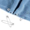 150Pcs Silver Safety Pin Metal Clothing Pins Stainless Steel Safety Pins DIY Sewing Tools Accessory Needles Large Safety Pin