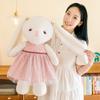 Chinese Style Bunny Plush Toy With Soft Short Pile Fabric For Children And Collectors