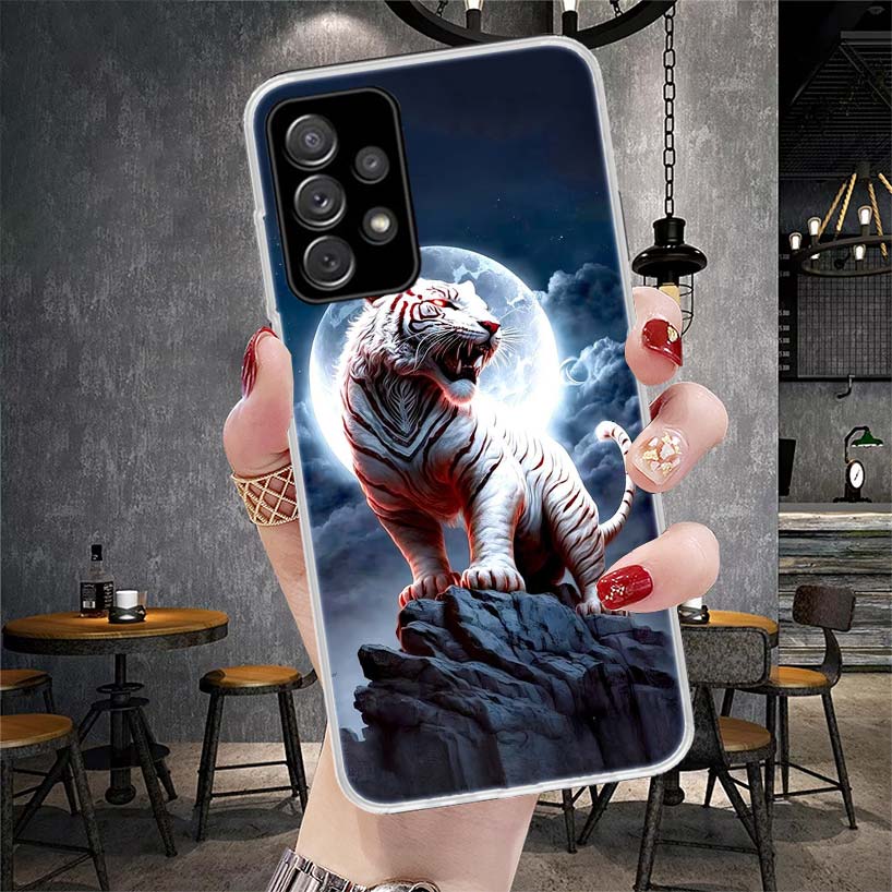 Ferocious Tiger Animal Soft Phone Case For Samsung Galaxy S22 S23 S24 S25 Edge S26 Ultra S20 FE S21 Plus + Fundas Coque Galaxy S