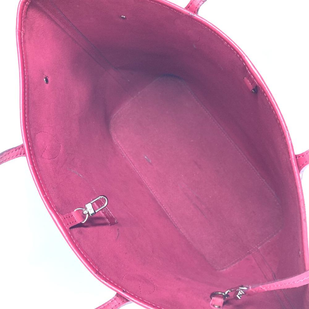 AUTHENTIC Louis Vuitton Epi Neverfull MM Shoulder Bag Tote Bag Fuchsia M40882