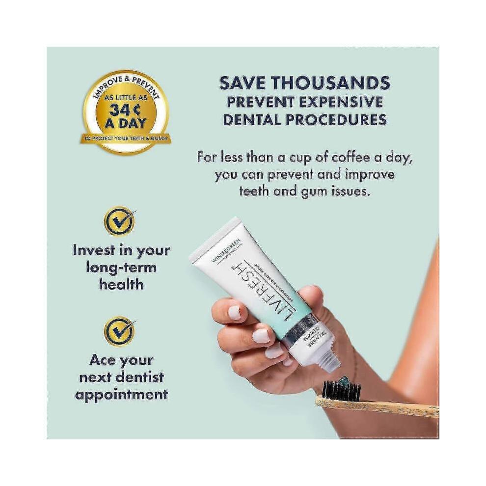 Livfresh Toothpaste Gel, Clinically Proven To Remove Plaque 250%