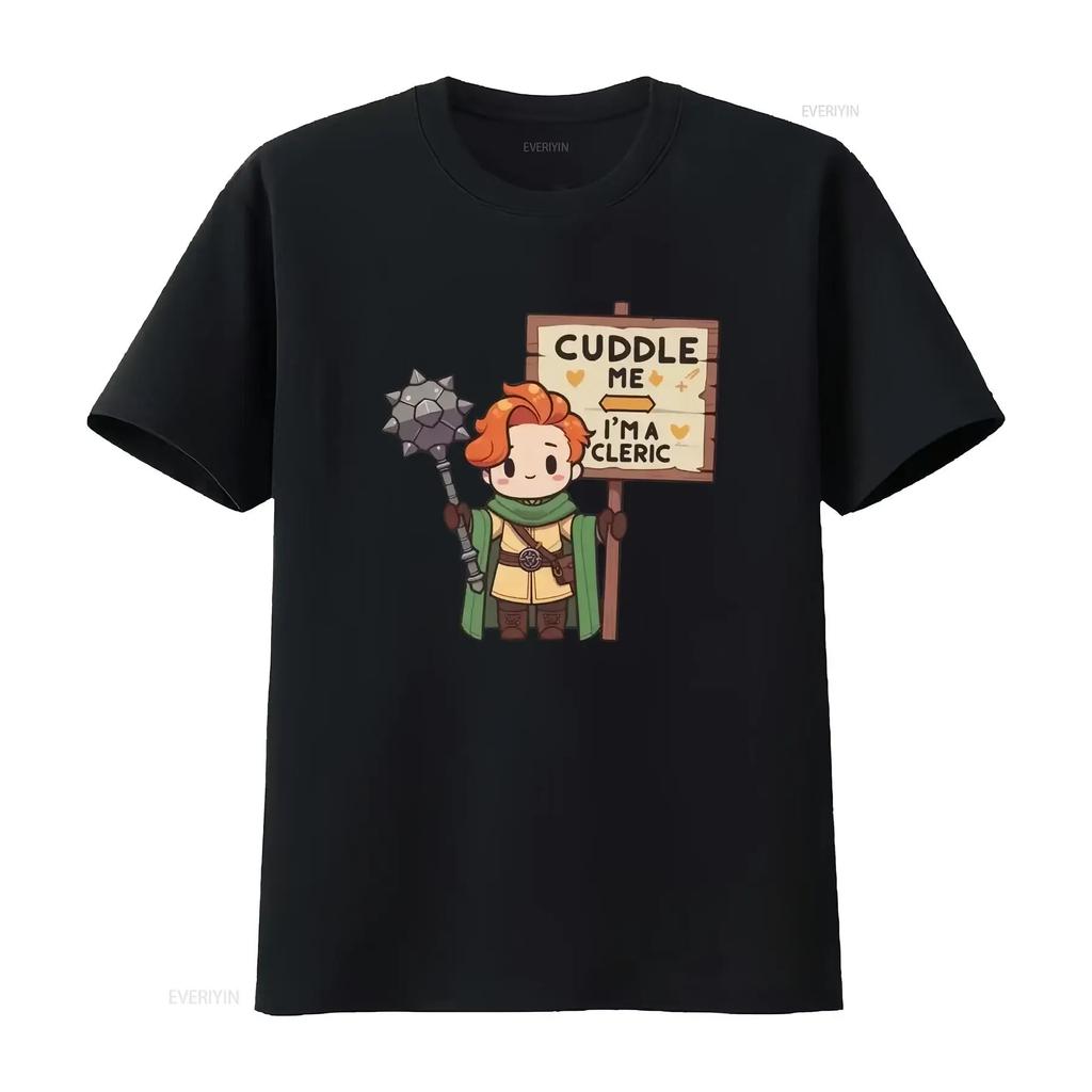 Cuddle Me Im A Cleric T Shirt Healing Wrapped In Hugs Softstyle Vintage Washed Stylish Slightly Top For Everyday Wear Versatile