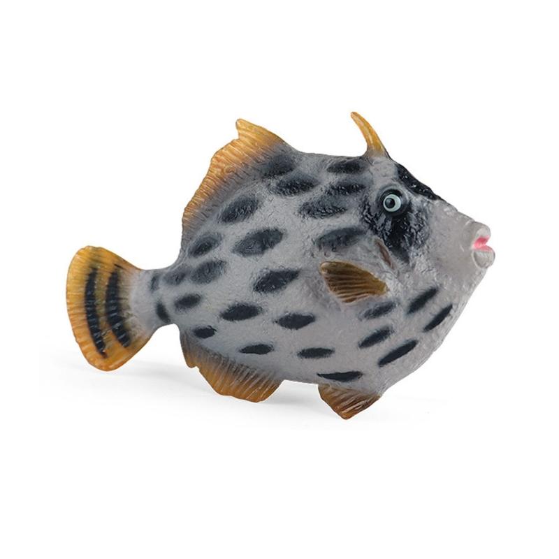 Simulated Plastic Fish Models Realistic Bass Fake Fish for Home Decoration and Science Exhibits