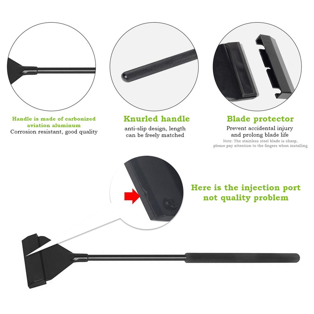 Aquarium Algae Scraper Fish Tank Cleaner Keep Hands Dry Sharp Scraper To Remove Algae 90CM