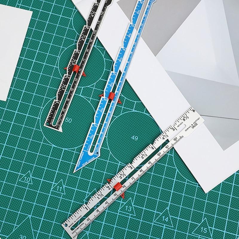 Sewing Measuring Tool Metal Marking Gauge Sewing Gauge Ruler Calliper Measurement Sewing Tool for Quilting Knitting