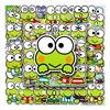 53 Sanrio Keroppi Cartoon Sticker Set for Suitcases, Laptops, and Phones