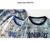 Kids' Korean Style Dinosaur Print Summer T-Shirt - Boys' Short Sleeve Trendy Top