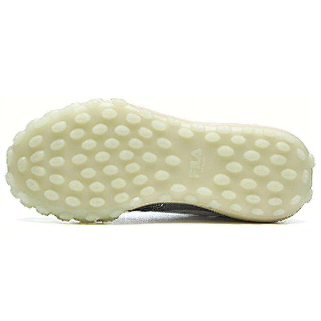 FILA Gara Fabric TPU Leather Sports Casual Low-Top Lifestyle Shoes Women sneaker Silver Gray F12W213111FSW