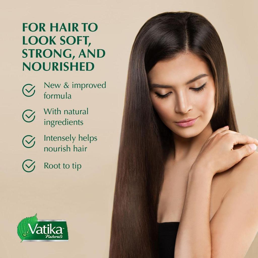 Vatika Enriched Coconut Hair Oil (enriched Pure Coconut Hair Oil) with Henna, Amla and Lemon