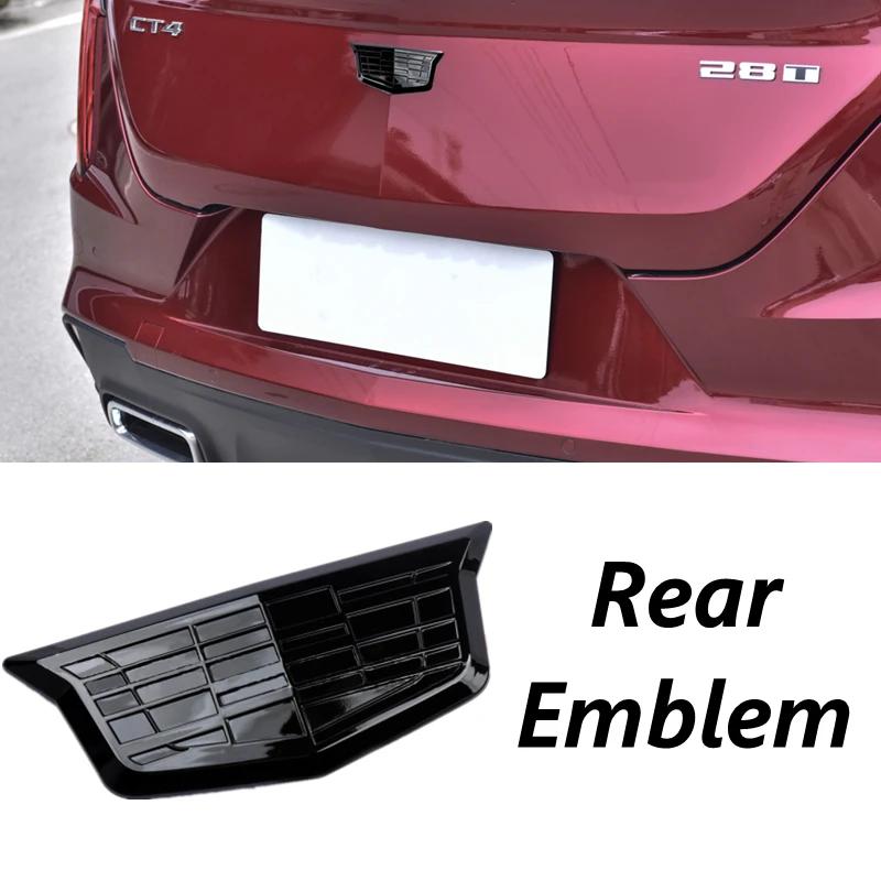 Car Front Rear Emblem Steering Wheel Sticker Side Badge for Cadillac CT4 CT5 CT6 XT4 XT5 XT6 Replacement Refit Logo Accessories