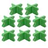 8 Pcs Deck Spacer 4 Thickness PP Deck Board Spacing Tool for Patio Balcony Poolside Dock Green 8 Pcs