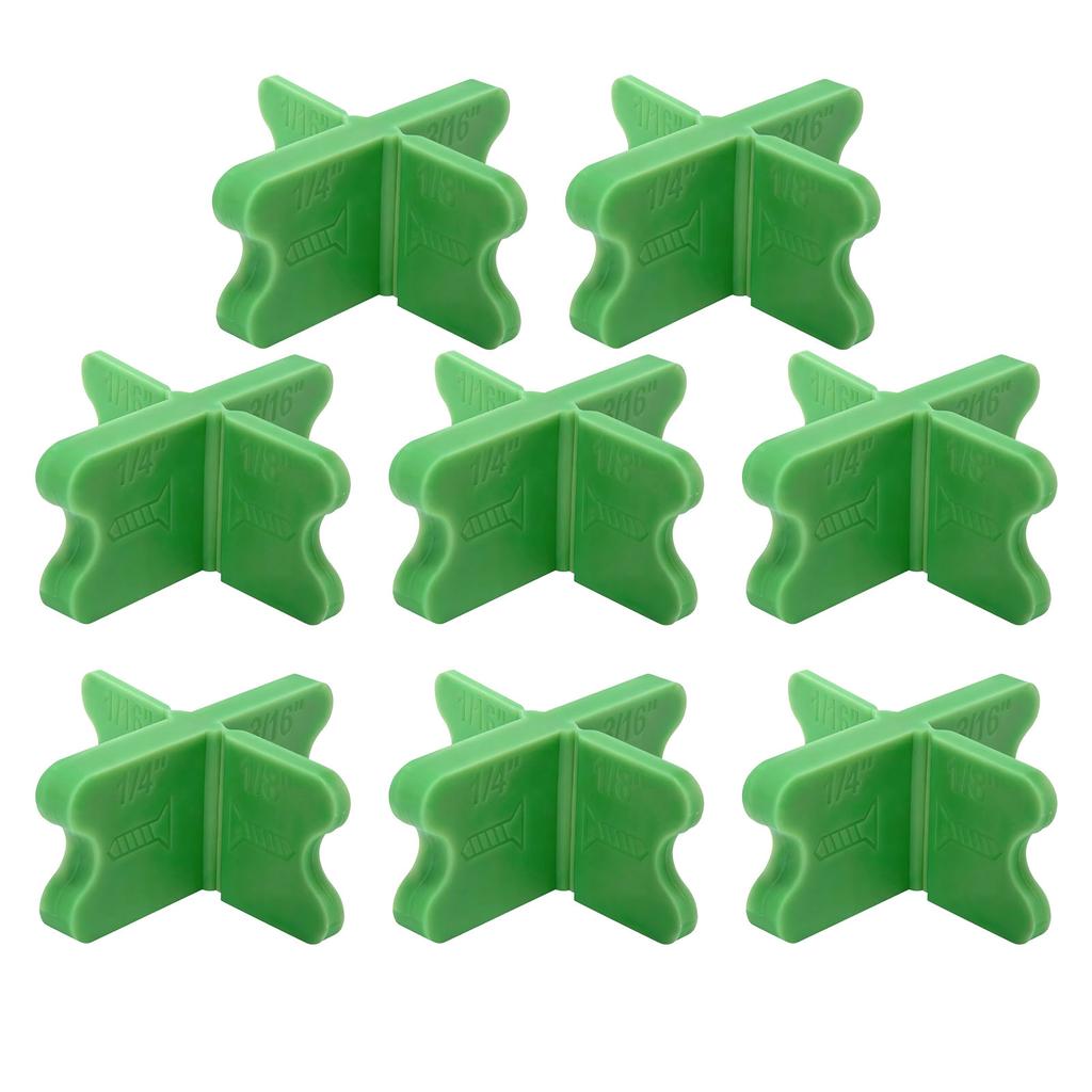 8 Pcs Deck Spacer 4 Thickness PP Deck Board Spacing Tool for Patio Balcony Poolside Dock Green 8 Pcs