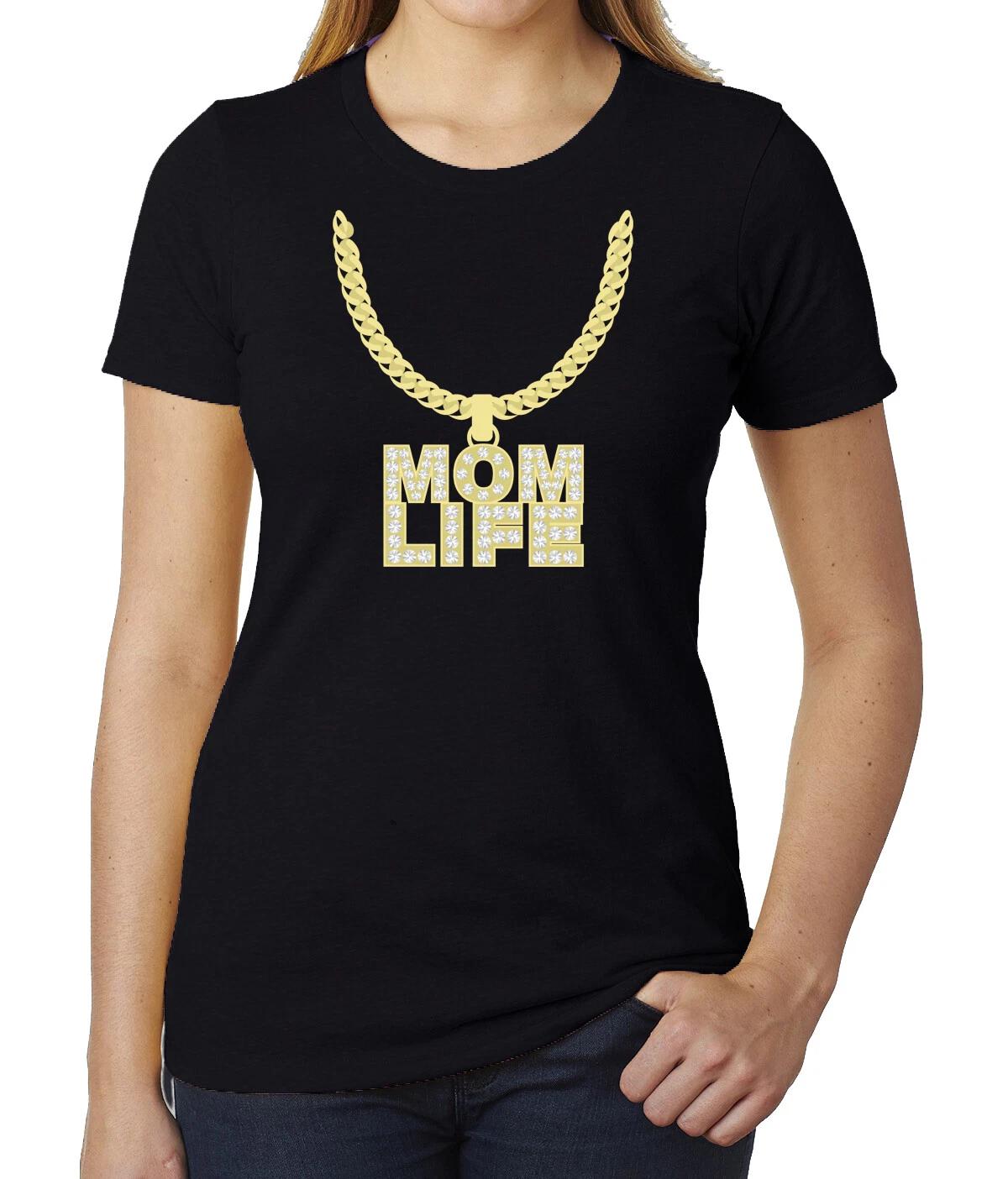 Mom life T-Shirt, Graphic Tees for Woman, Cool shirts for Mom 4XL