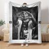 Urban Style Portrait Blankets Flannel Printed Breathable Warm Throw Blanket for Home Office Bedspreads 0708a71