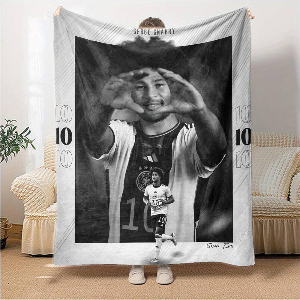 Urban Style Portrait Blankets Flannel Printed Breathable Warm Throw Blanket for Home Office Bedspreads 0708a71