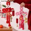 Spring Festival 2026 Horse Year Decorations, Festive New Year Door Hangings, Chinese Knot Ornaments.