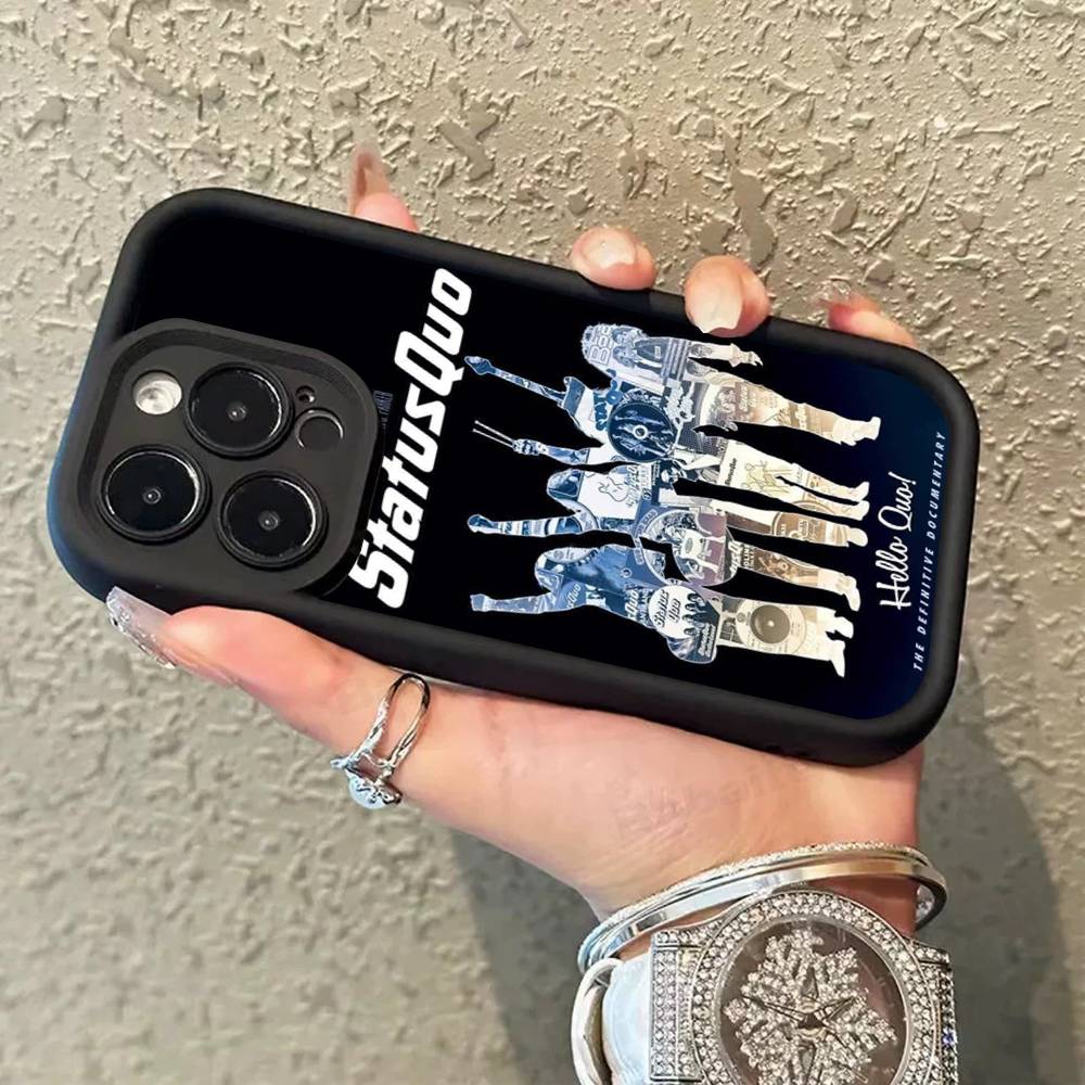 S-STATUS QUO Handyhülle Für IPhone 17 16 15 13 11 12 14 Pro Max Plus Silikon Hülle Schale