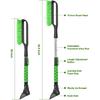 SEAAES 35.5 Inch Snow Brush For Car, Extendable Windshield Ice Scraper With Foam Grip, Snow Scraper Brush For SUV Truck Auto Jeep RV Vehicle Window