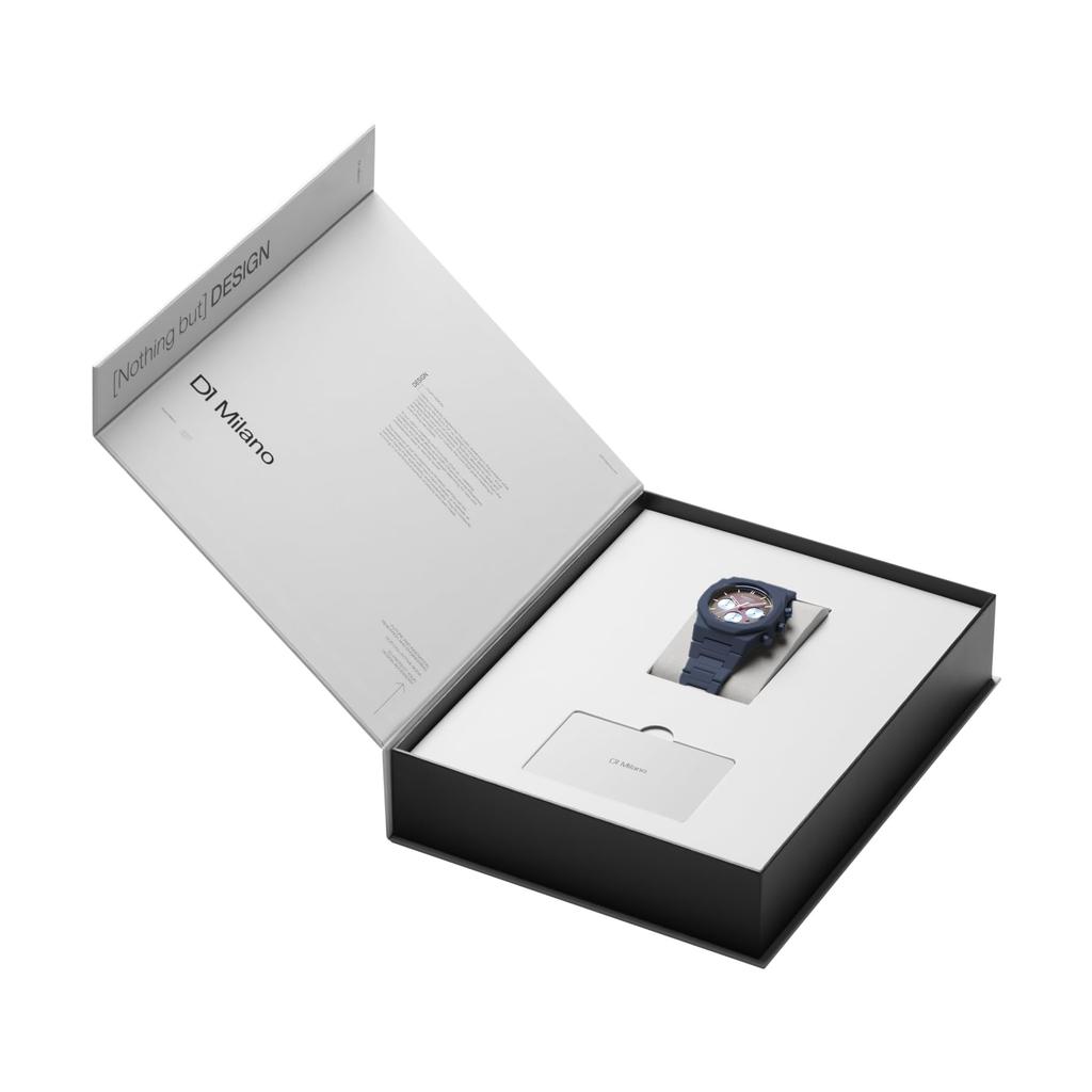 D1 Milano Watch Blue Spectrum Lightweight Chronograph PHBJ20 Authorized Dealer [D1 MILANO] Men's [POLYCHRONO] 40.5mm