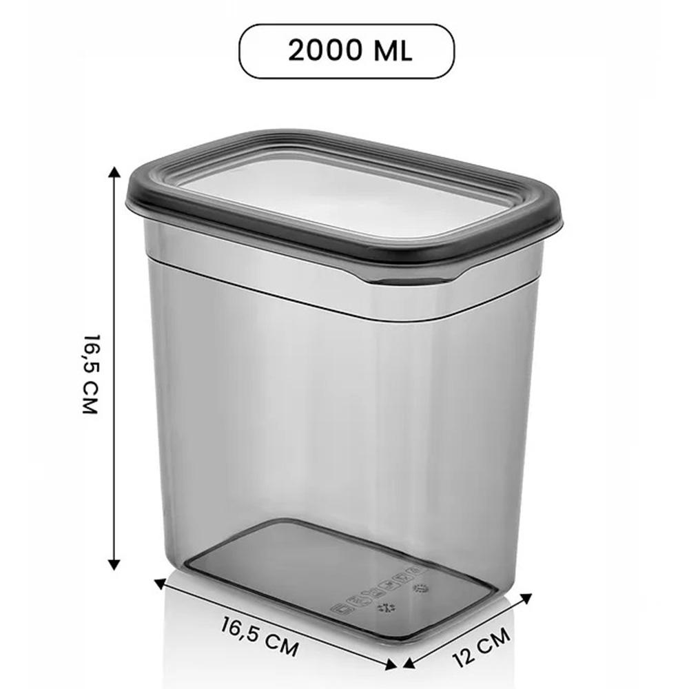 Luftdichte Lebensmittelaufbewahrungsbehälter-Sets – Transparenter BPA-freier Vorratskammer-Organizer, Stapelbare auslaufsichere Snackgläser für die Küche