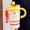 Leak Proof Outdoor Insulated Mug Creative Cartoon Vacuum Flask Cold Beverages Cups  Office