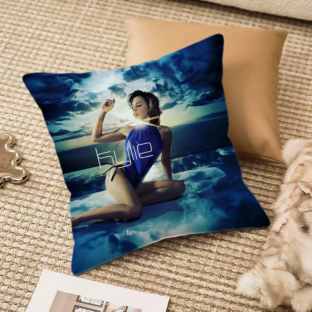 Singer K-KylieS M-MinogueS Pillow Case Anti-dustmite Invisible zipper Sofa Bed